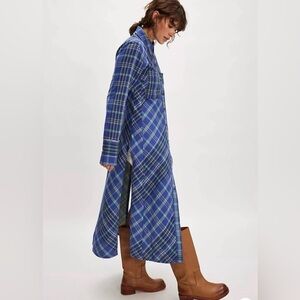 NWOT We The Free Ruth Long Snap Down Top/Duster